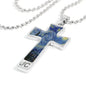 Starry Night Cross Necklace